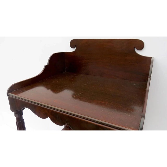 American Mahogany One Drawer Wash Stand Side Table For Sale In Denver - Image 6 of 10