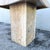 Mid 20th Century Vintage Italian Polished Travertine Side Table For Sale - Image 5 of 8