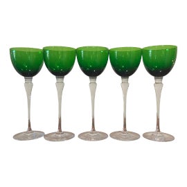 Example of St. Louis Crystal Wine Glasses and Goblets