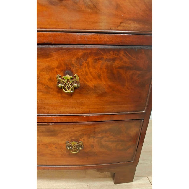 Victorian Bowfront Chest of Drawers, 19th Century For Sale - Image 14 of 17