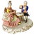 Lace Porcelain Couple Playing Chess in Blue and Pink, Dresden, German, 1920s For Sale - Image 14 of 14