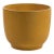 1960s Impeccable Mustard or Ochre Glazed Ceramic Planter by Gainey Ceramics For Sale