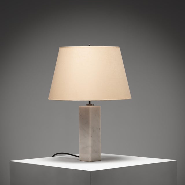 1960s Marble Model 180 Table Lamp by Florence Knoll for Knoll Inc., USA, 1960s For Sale - Image 5 of 13