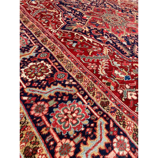Antique Heriz Rug, 1920s For Sale - Image 14 of 18