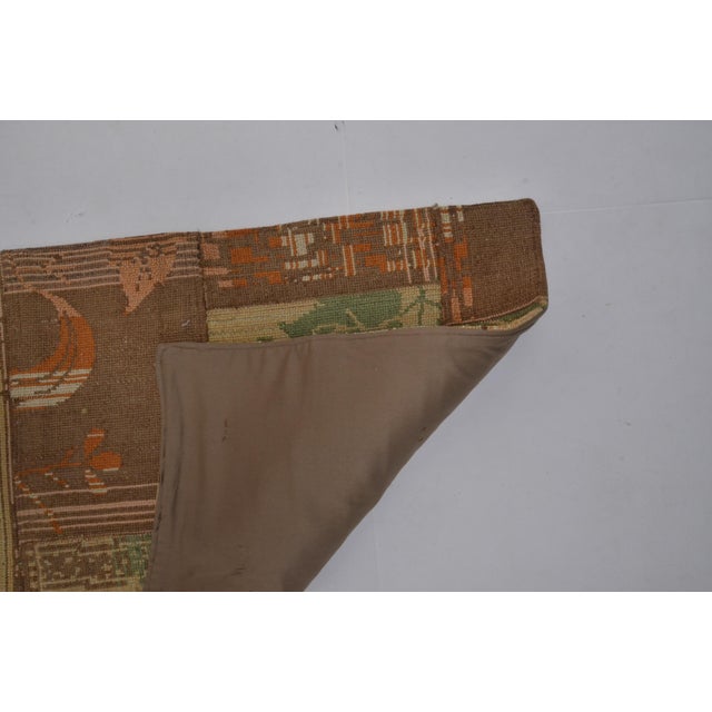 Handmade wool carpet in Turkish Anatolia , Vintage Oushak Rug,Turkish Vintage Anatolian Rug, Handmade wool Rug . One Of...