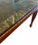 Elegant Cherry Wood Side / Sofa Table W/ Stunning Marble Top For Sale In Savannah - Image 6 of 9