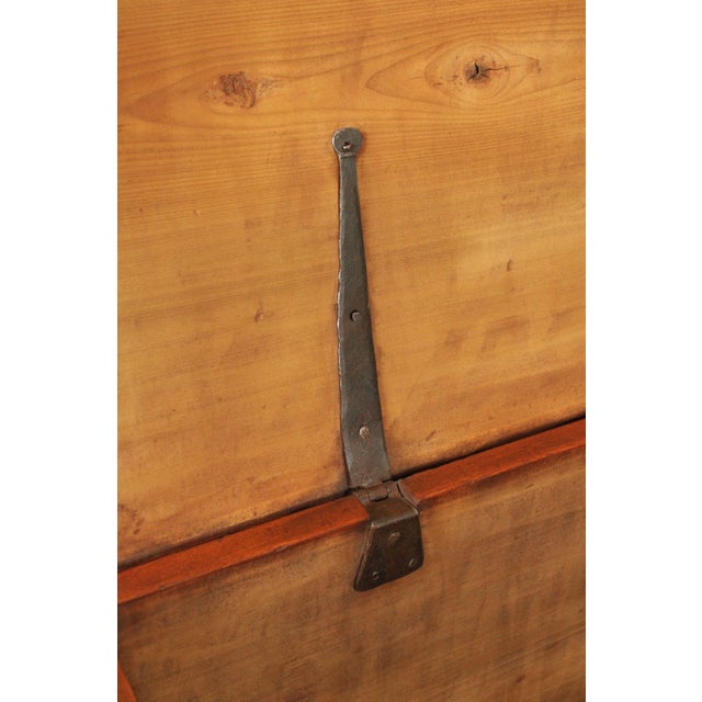 Antique Folk Art Painted Blanket Chest For Sale - Image 10 of 12