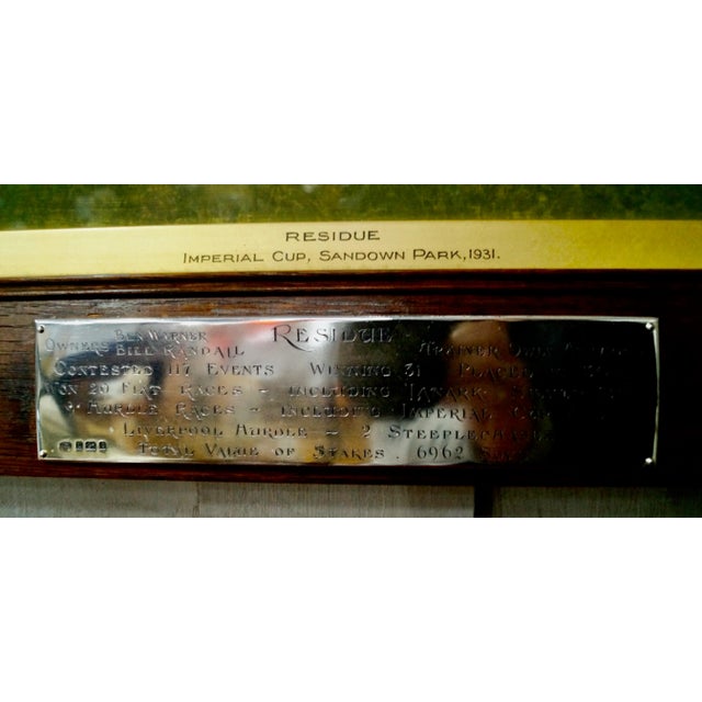 Residue, Sandown Park Imperial Cup, Oak Frame For Sale - Image 6 of 10