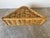Vintage Coastal Rattan Triangular Coffee Table With Glass Top/ Sold For Sale - Image 10 of 12