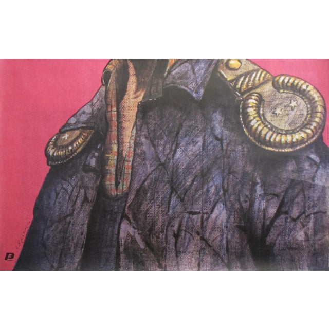 1984 Vintage Polish Movie Poster, Fucha (Pink) For Sale - Image 4 of 6