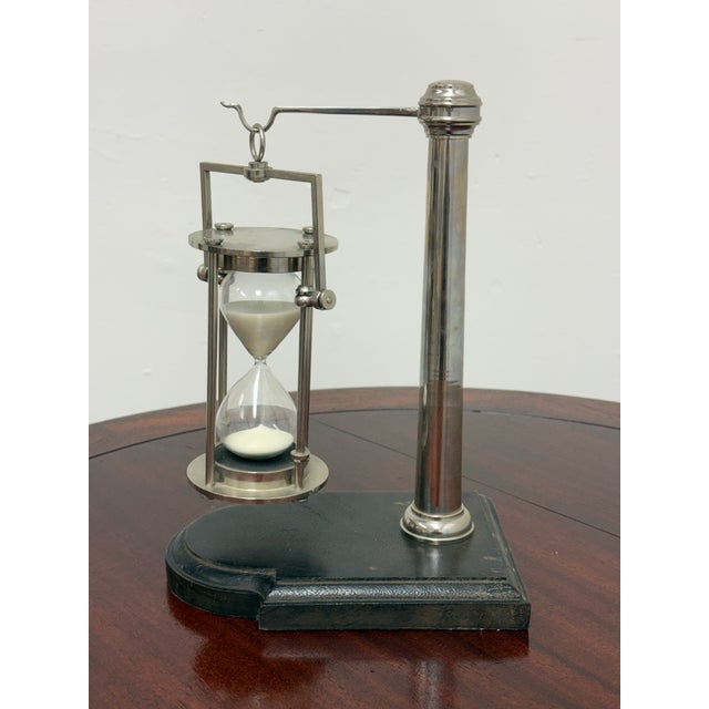 Hourglass Timer on Wood Base, Vintage For Sale - Image 4 of 11