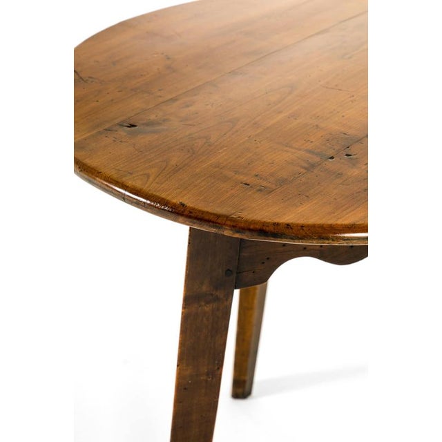 Tan Welsh Fruit Wood Cricket Table For Sale - Image 8 of 11