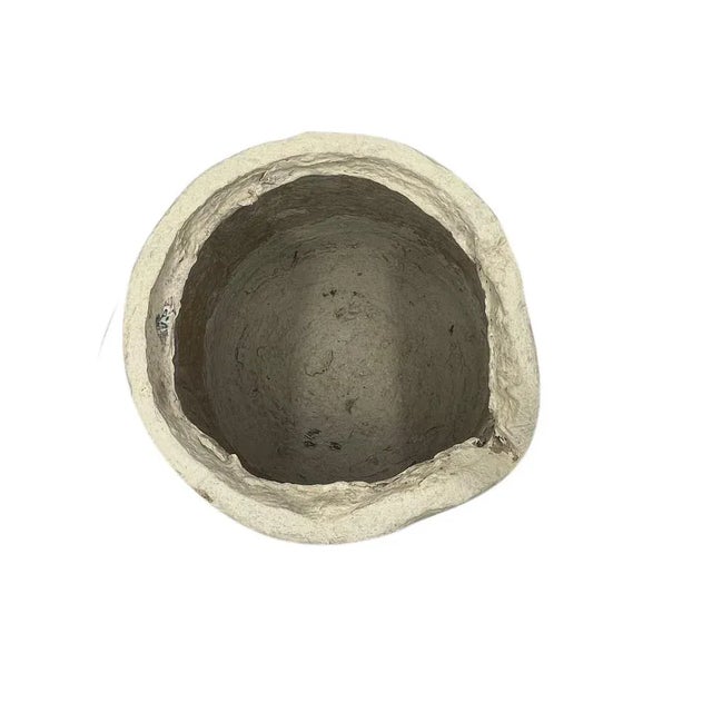 Late 20th Century Late 20th Century Paper Mache Vessel For Sale - Image 5 of 5