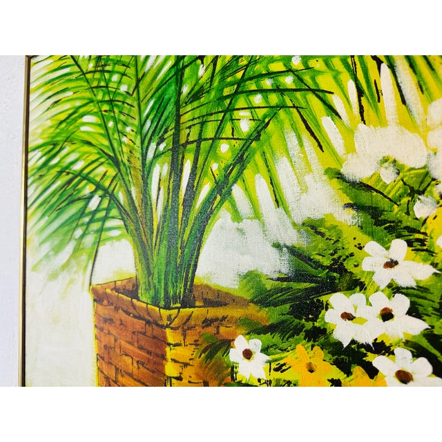 This large painting is sure to make your room! Easy to mix with any style, this botanical theme painting is cheerful and...