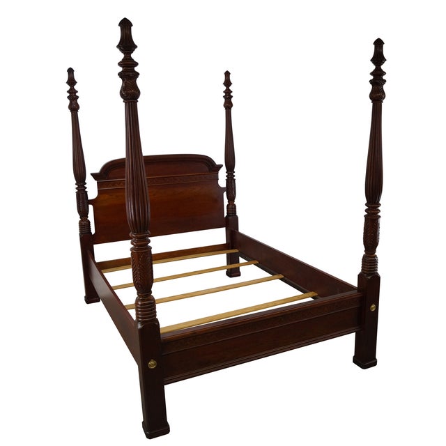 Pennsylvania House Solid Cherry Queen Poster Bed Chairish