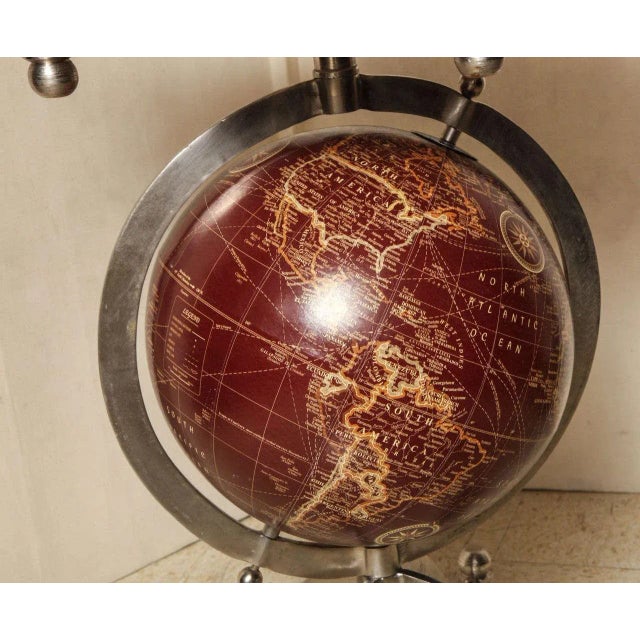 Globe Marble-Top Side Tables - A Pair For Sale In New York - Image 6 of 10