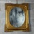 Mid-Century Oval Mirror with Gilded Wooden Frame and Floral Reliefs For Sale - Image 9 of 9