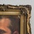 Vintage Realist Bearded Man Portrait in Antique Patinated Rococo Gilt Plaster Frame For Sale - Image 4 of 8