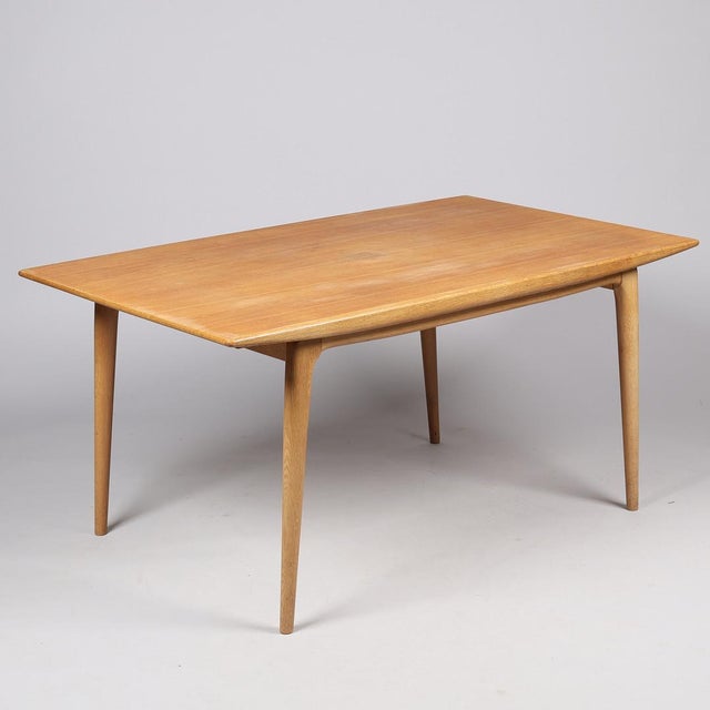 Mid-Century Model 371 Dining Table in Oak by Alfred Christensen for Slagelse Møbelfabrik, Denmark For Sale - Image 12 of 12