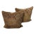 Crate & Barrel Tapestry Pillows, Pair For Sale