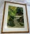 A beautiful vintage 1991 “Olin’s Path” 1991 watercolor by Dorothy Dickensen Corbit with dramatic green and brown tones. A...