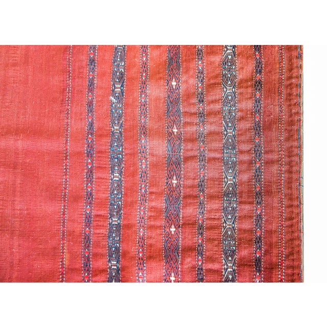 Textile Early 20th Century Persian Turkman Rug For Sale - Image 7 of 12