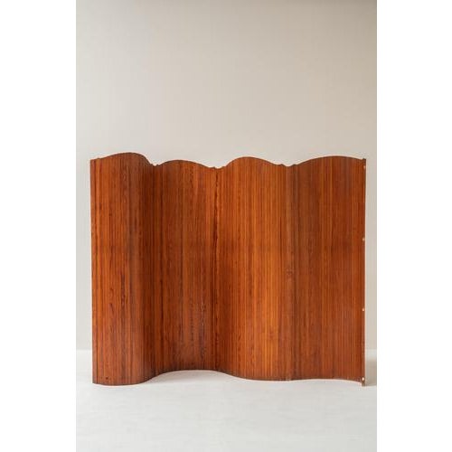 French Sculptural Wooden Room Divider, 1970s For Sale - Image 4 of 14