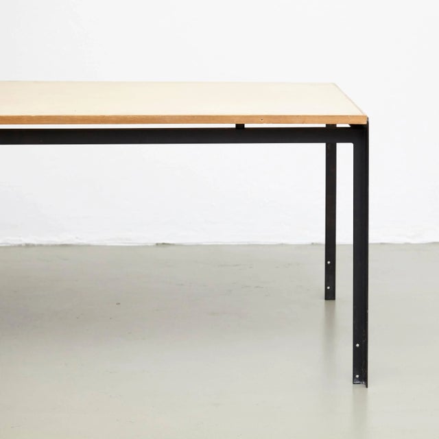 Mid-Century Modern Vintage Danish Professor Desk by Poul Kjaerholm for Rud Rasmussen For Sale - Image 3 of 11