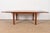 An exceptional Mission or Arts & Crafts style solid oak harvest farm extension dining table with inlaid bowtie design By...