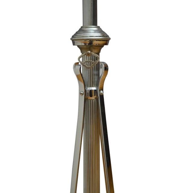 Edwardian Chrome Floor Lamp, 1900 For Sale - Image 6 of 10