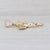 0.10ctw Diamond Guardian Angel Cheurb Pendant 10k Yellow Gold For Sale - Image 4 of 5