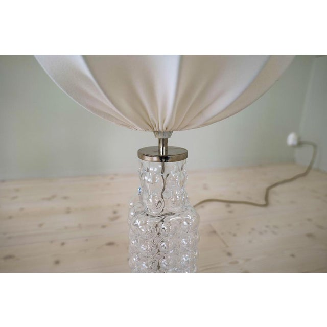 1960s Mid-Century Drop-Shaped Crystal Table Lamp by Carl Fagerlund for Orrefors, 1960s For Sale - Image 5 of 12