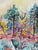 Linda Clerget, Lake Saint Mandé, Watercolor on Paper, Framed For Sale - Image 4 of 8