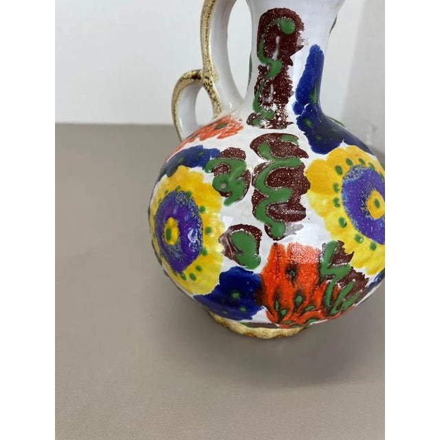 Vintage German Ceramic Studio Pottery Vase from Marei Ceramics, 1970s For Sale - Image 9 of 18