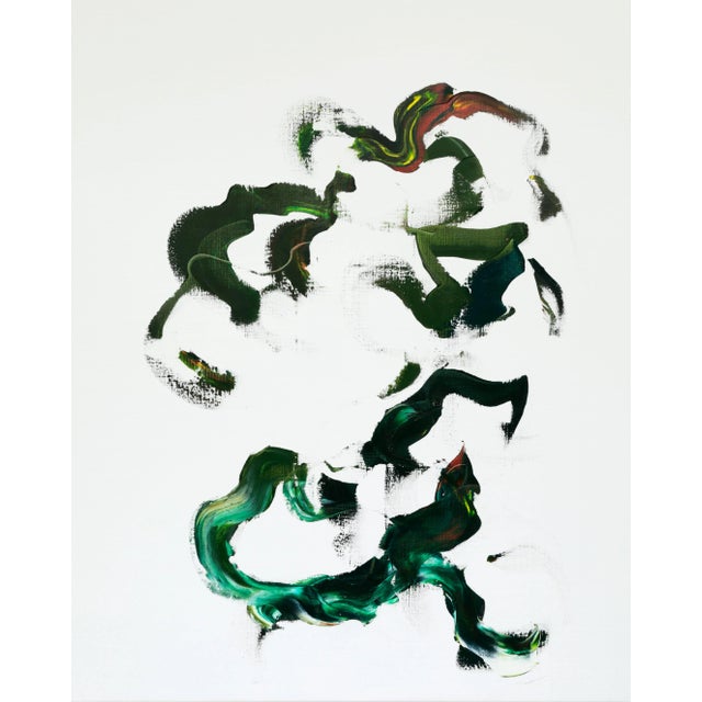 "Taking Hours to Wind Down" Large Abstract Oil Painting by Simon Findlay For Sale