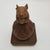 Vintage Japanese Wooden Carving of a Mouse Holding a Chestnut – Folk Art Figurine For Sale - Image 6 of 18