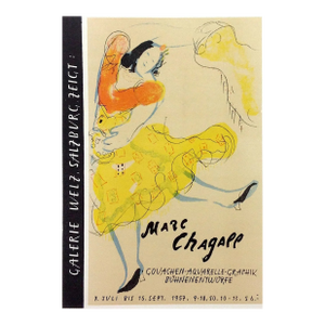 Chagall Lithograph 23 Galerie Weltz Art in Posters