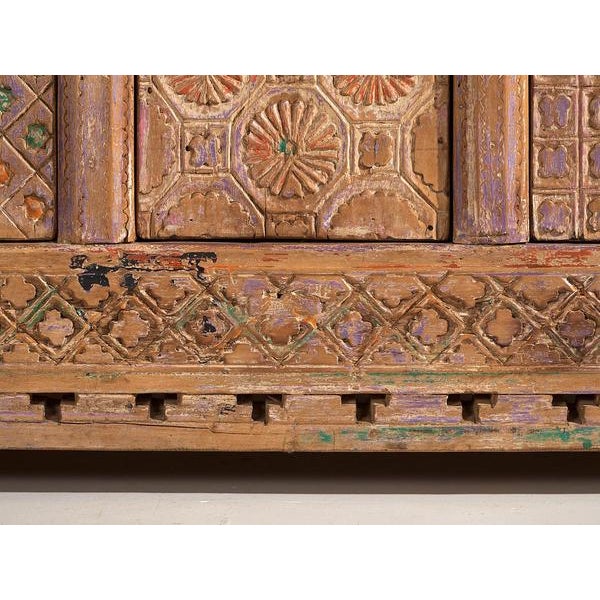 Antique Carved Sideboard with Violet Tones, 1850s For Sale - Image 14 of 18