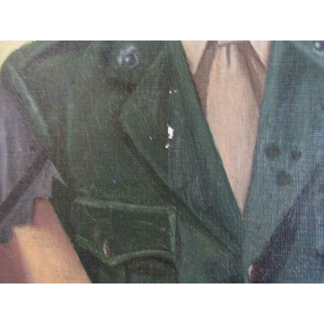 Mid Century American Ancestor Painting by S. Shimazu, 1955 For Sale - Image 13 of 14