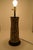 Late 20th Century Black & Ivory Geometric Chulucanas Pottery Lamp – Handcrafted Peruvian Art- Tribal Vase For Sale - Image 9 of 9