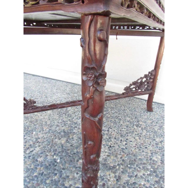 Chinese Hardwood Coffee Table For Sale - Image 10 of 12