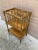 A gorgeous French country or English traditional Canterbury book stand or magazine rack In the manner of Baker Furniture...