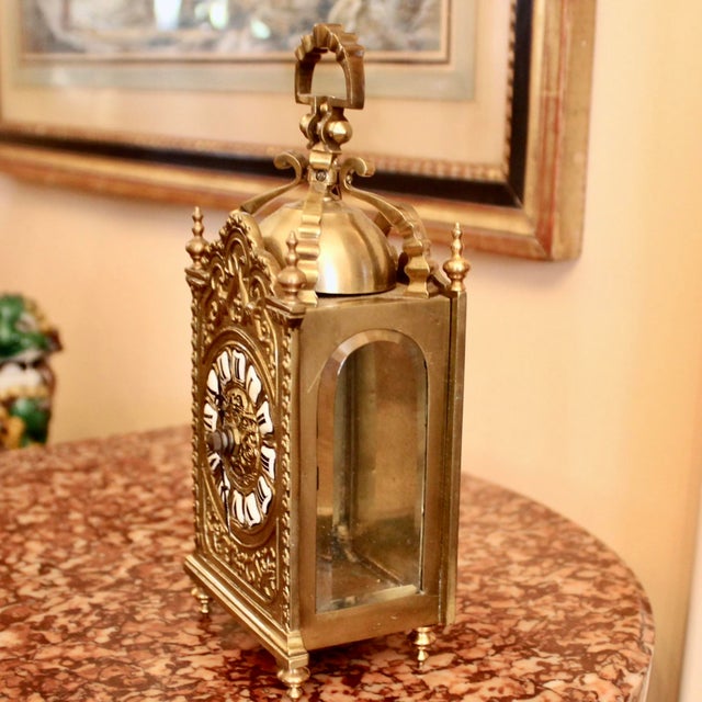 Victorian Fine English Brass Carriage Clock, 19th Century For Sale - Image 3 of 13