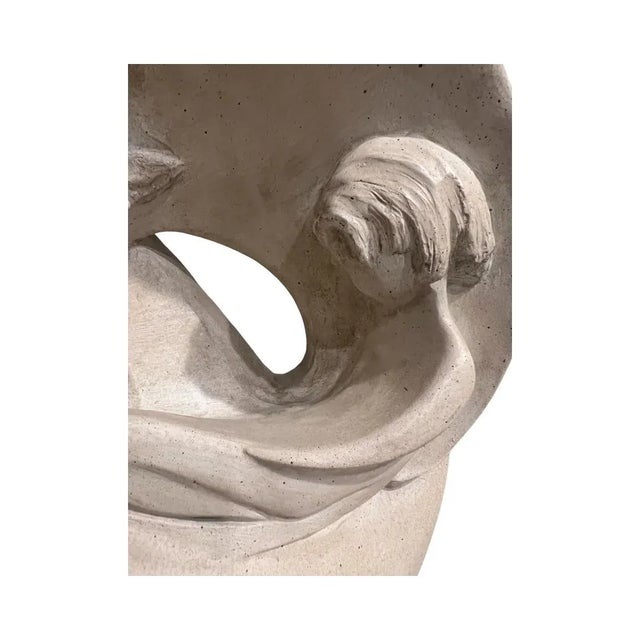 Off-white Vintage 1980s Postmodern David Fisher Austin Productions Madonna and Child Ceramic Sculpture For Sale - Image 8 of 9