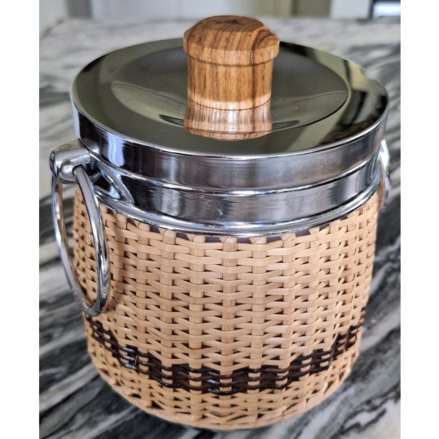 Full of style and personality, yet utterly functional as a small ice bucket for two or chiller for a single size bottle of...