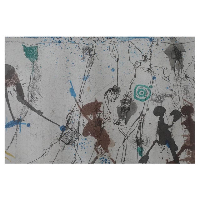 Armin Sandig, Smurf, 1987, Color Etching, Framed For Sale