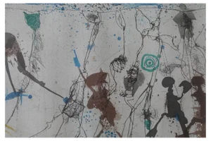 Armin Sandig, Smurf, 1987, Color Etching, Framed