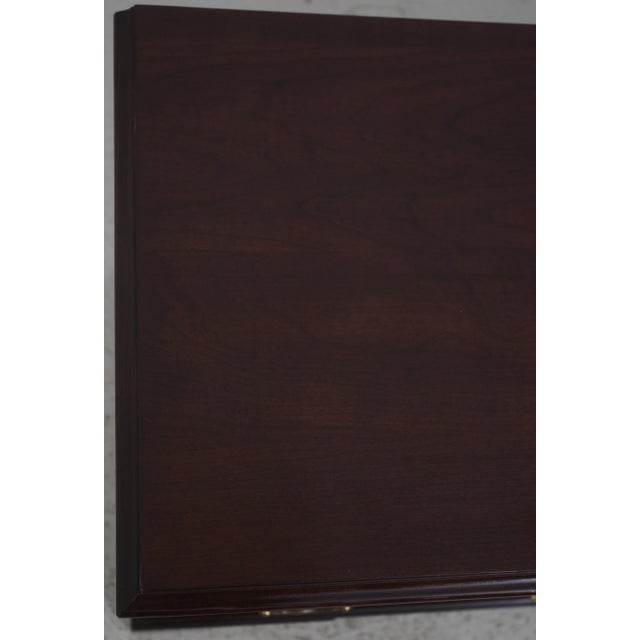 Ethan Allen Georgian Court Cherry Blanket Chest For Sale - Image 14 of 18