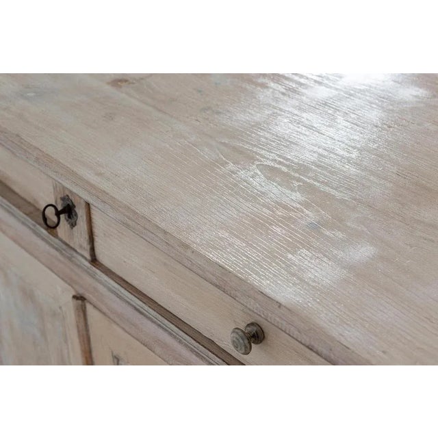 French Painted Fruitwood Buffet, 19th Century For Sale - Image 10 of 13