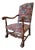 French Lounge Chair in Elm For Sale